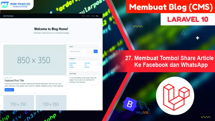 Cara Membuat Tombol Share Di Laravel
