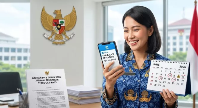 Aturan Resmi PP No 9 Tahun 2026: Jadwal Pencairan THR dan Gaji Ke-13 ASN